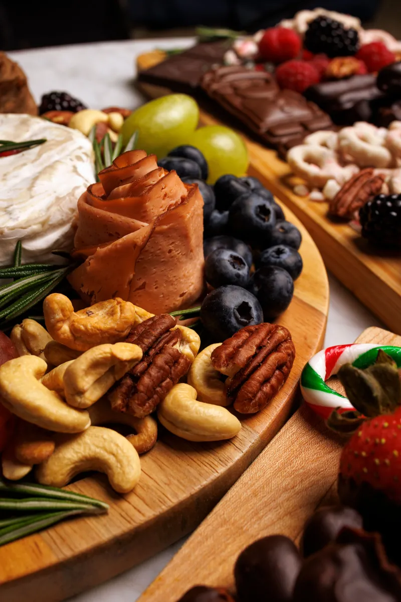 Professional corporate catering setup